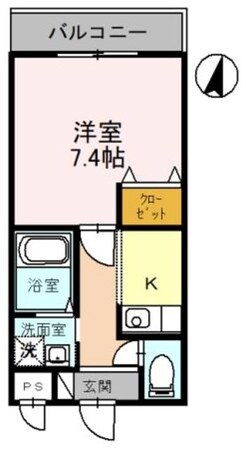 フォンテーヌ上野芝の物件間取画像